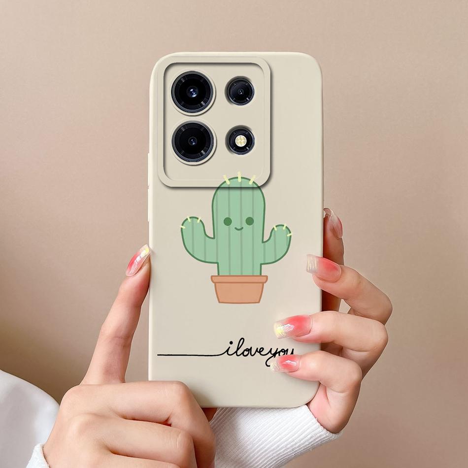 Case For Infinix Note 30 Pro Vip 30i Flower Soft Liquid Silicone Camera Lens Protection Back Cover For Infinix Note30 30 i Coque