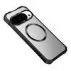 For Google Pixel 10/10 Pro Case Compatible with MagSafe Hard PC Metal Frame Frosted Phone Back Cover