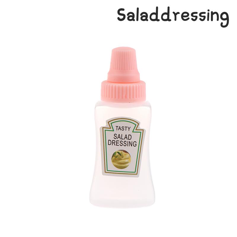 1/4 ks mini lahviček s kečupem, nádoba na dresink do salátu, spížní nádoby