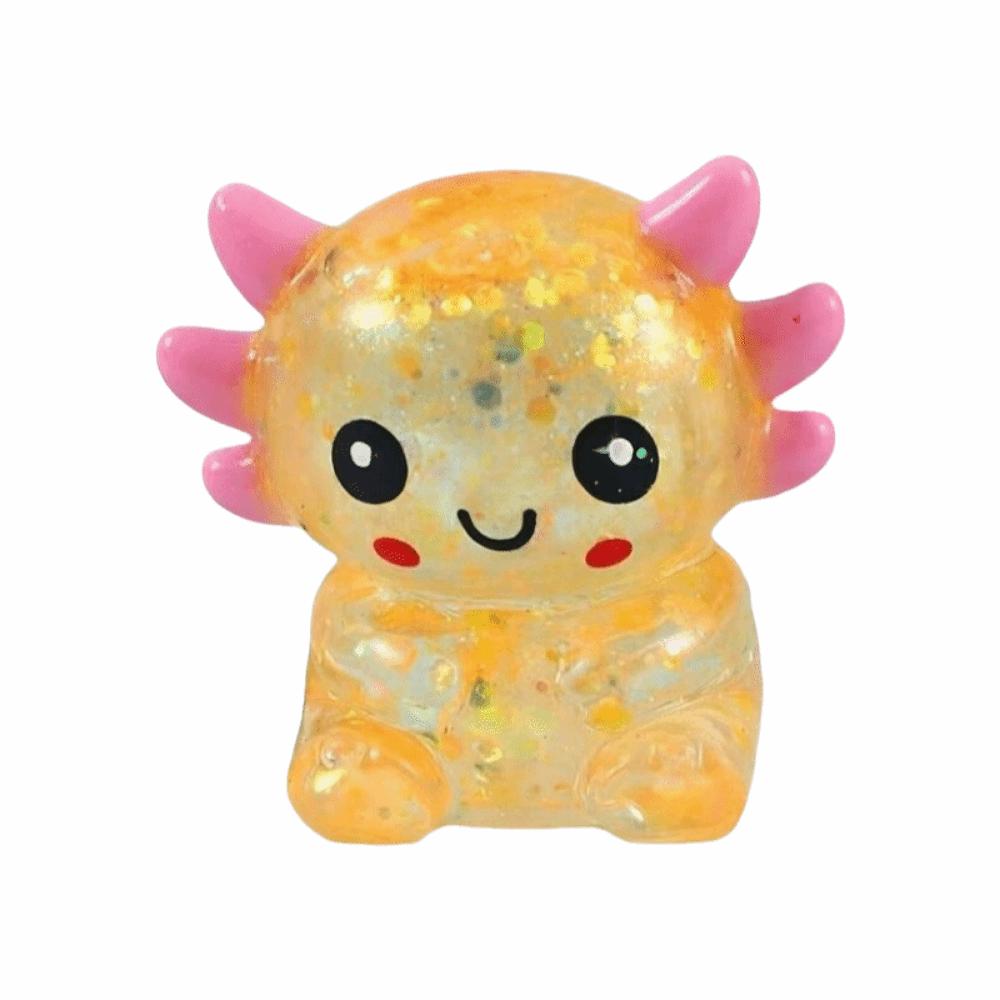 Fun Squeeze Salamander Squishy Toys Elasticity Stretchy Axolotl Squeeze Toy Fidget
