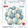 50-teiliges mattes Ballon-Set zur Geburtstagsfeier-Dekoration