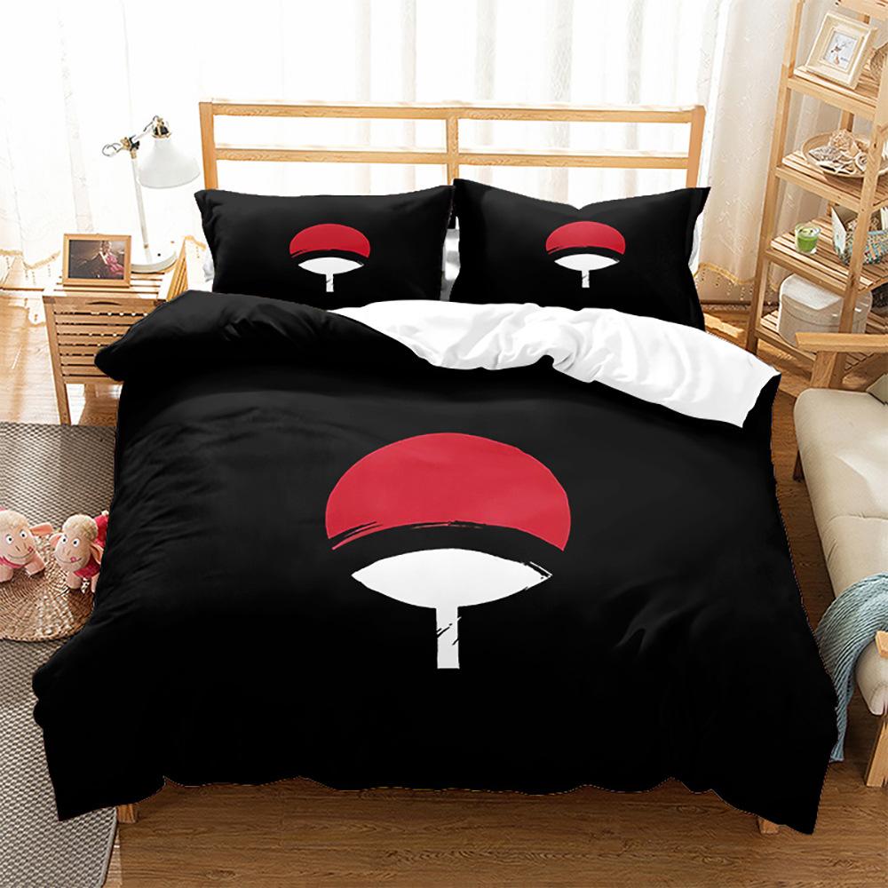 Cute Pikachu Animation Image 3D Digital Printing Bedding Three-Piece Set