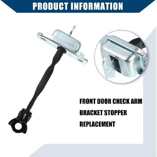 NO 6862002061 Front Left Door Check Stop Strap Limiter for Toyota Prius 04-09 for Toyota Corolla Matrix 03-08 / LH Driver Side Door Stopper Door