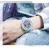 Sanda Trendy Korean Style Luminous Waterproof Watch for Outdoor Sports - Unisex Multifunctional Display.