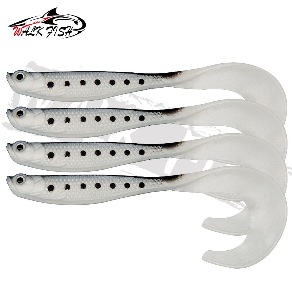 4 SZTUKI Przynęta Wędkarska 12,5 cm 5,5 g shad T-tail przynęta miękka Aritificial Przynęty Silikonowe Bass Szczupak Wędkarstwo