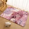 Genshin Impact Yae Miko Floor Mat Floor Mat Soft Flannel Non-Slip Door  Rug for Living Room