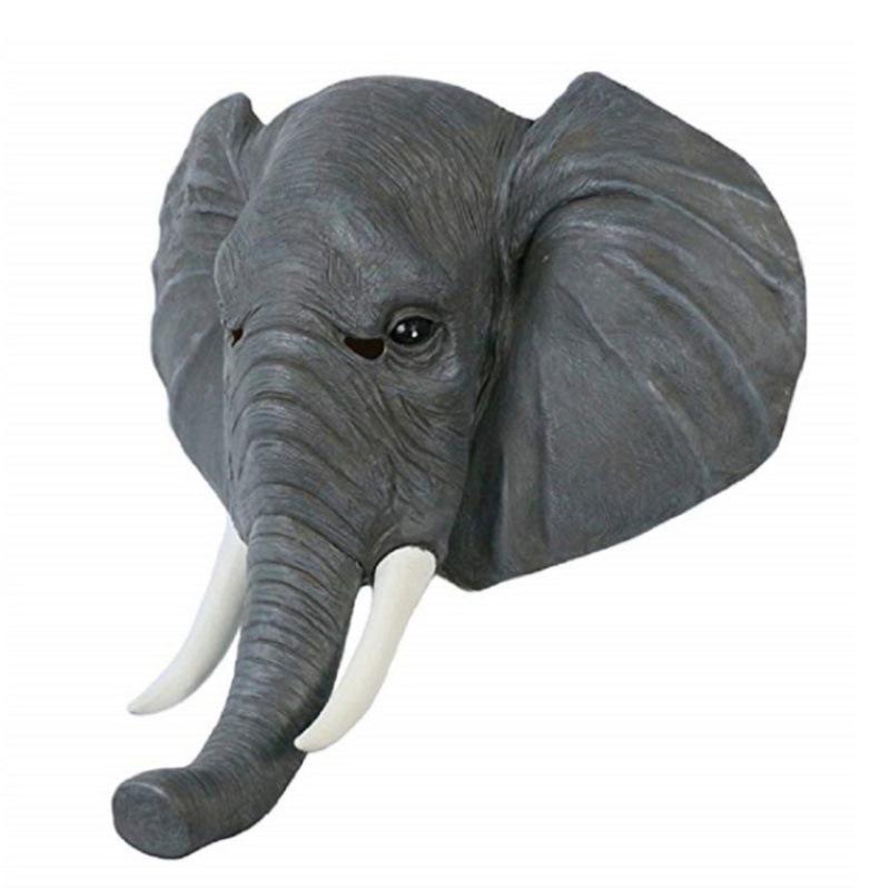 African Elephant Latex Mask