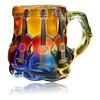 Guitar Art Mug 11oz Musical Coffee Cup 3D Guitar Shaped Glass Mug Painted Collection Gifts for Music Lovers