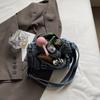 Denim-Tasche Retro Kleine Quadratische Tasche Damen Schultertasche Pendler Umhängetasche