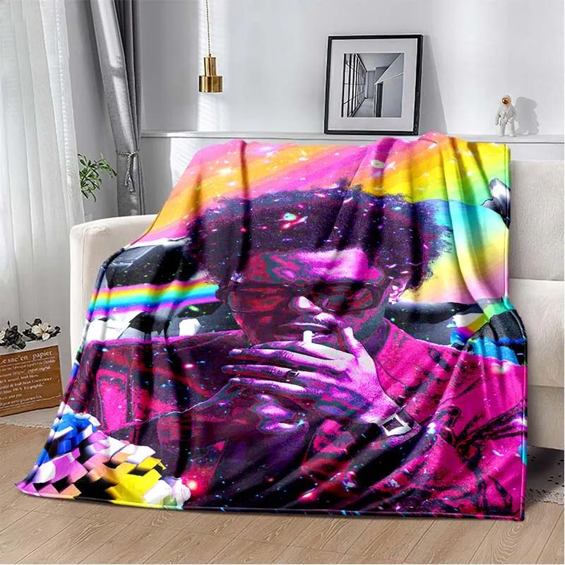 New Singer Star TThe Weeknd Soft Plush BlanketFlannel Blanket Throw Blanket for Living Room Bedroom Bed Sofa Picnic Cover Kids