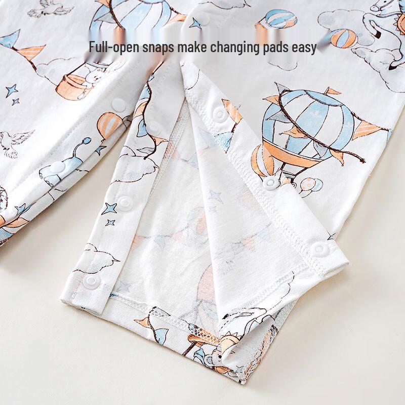 Shubeiyi 2-Pack Pure Cotton Baby Bodysuit