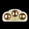 Gold Light Bulb Bathroom Heater - Warm Ceiling Fixture for Home