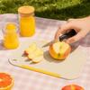 Non-Slip Double-Sided Cutting Board Portable Baby Food Board Folding Cutting Board  Kitchen Use