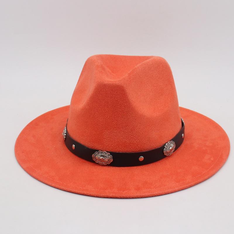 Simple Ethnic Style Headband Retro Top Hat Direct Supply Jazz Cowboy Hat