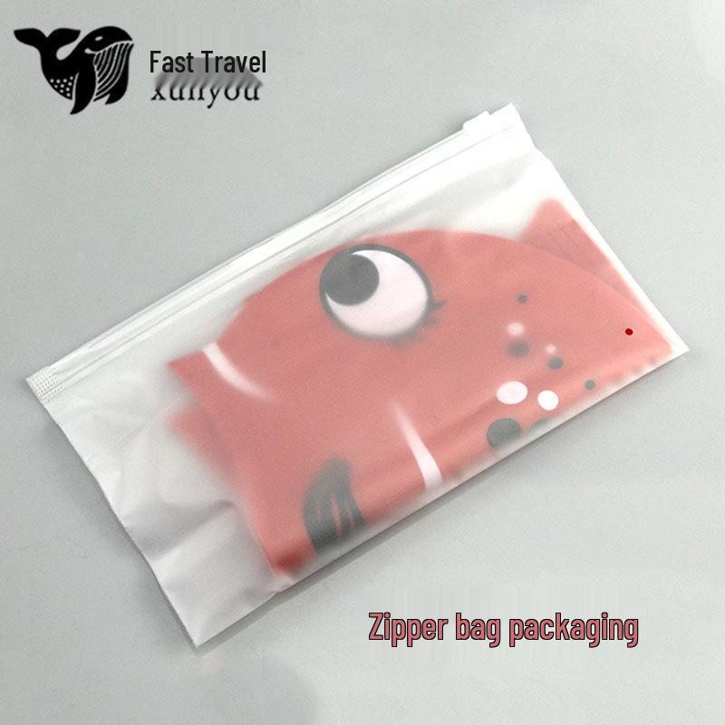 Children's Cute Cartoon Fish Silicone Swim Cap - Unisex, Comfortable, Ear Protection, Non-Tight, Ideal for Swimming Training