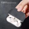 For Airpods Pro 2 Airpods Pro 3 Airpods 4 3 Case Retro Suede Leather Earphone Case Luxury Artificial Leather All Inclusive Case