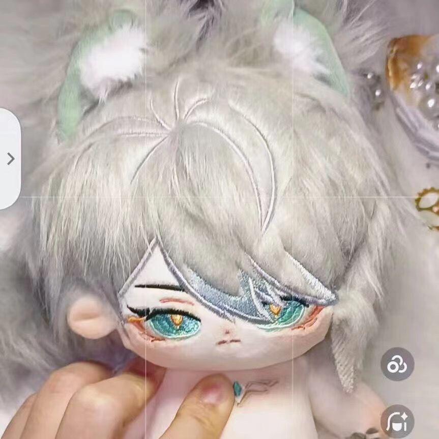 Genshin Impact 20cm Alhaitham Cotton Stuffed Dolls Anime Peripheral Plush Dress-up Puppet with Costume Collectible Gift for Kids