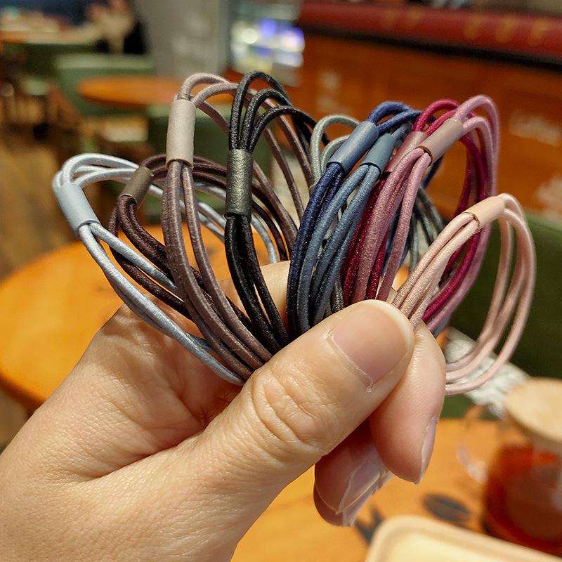 Korean Style Elastic Hair Ties - Basic DIY Handmade Rubber Bands