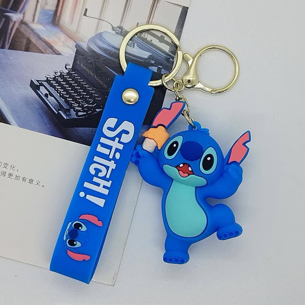 Creative Cartoon Stitch Doll Keychain Bag Car Keychain Accessories Gift Wholesale Y2k Fashion Toys Anime Cartoon Frind