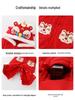DUUDUU Baby New Year Red Romper - Winter Padded Jumpsuit for Newborns