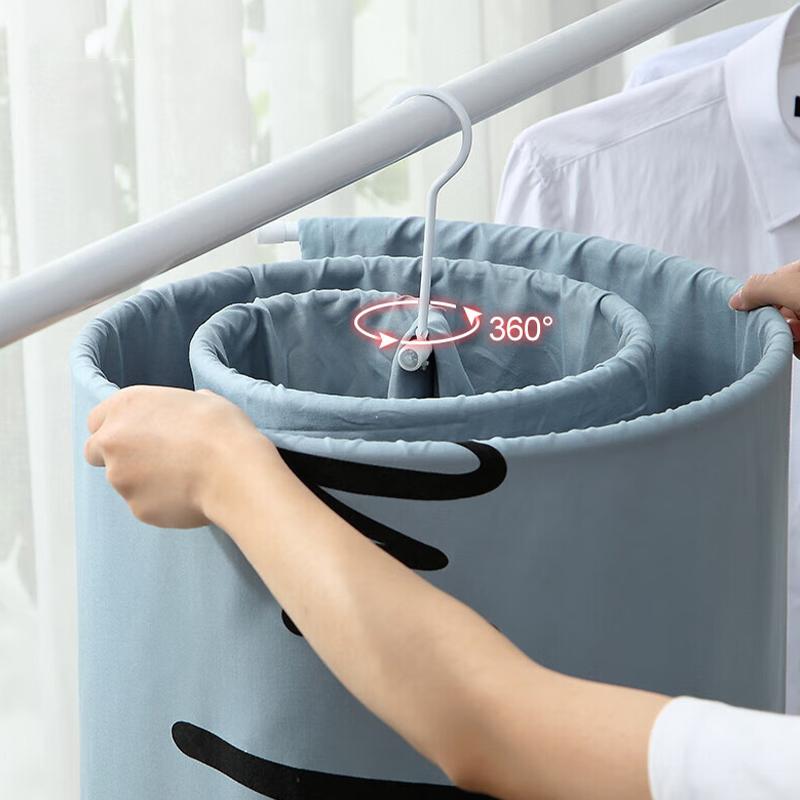Balcony Spiral Drying Quilt Artifact Spiral Clothes Rack Circular Folding Clothes Rack