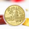 Nel 2005, Baodao Taiwan, Gruppo 3, moneta commemorativa Padiglione Jingzi, moneta da Wu Yuan, circolante, nuovissima, autentica