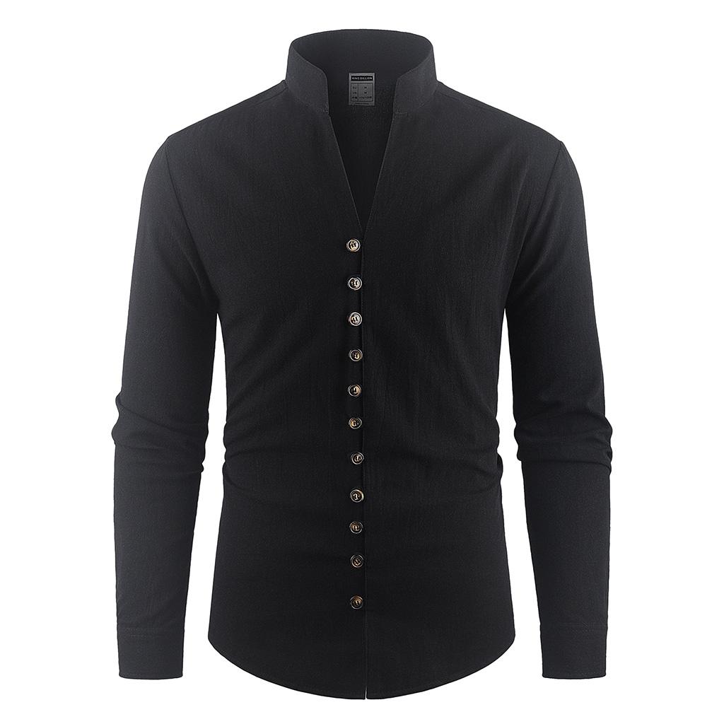 Herrenhemden Lässige Button-Down-Hemden Baumwollhemden Langarmhemden Businesshemden Hemden für Herren Arbeitshemden Hemden Lässige Hemden
