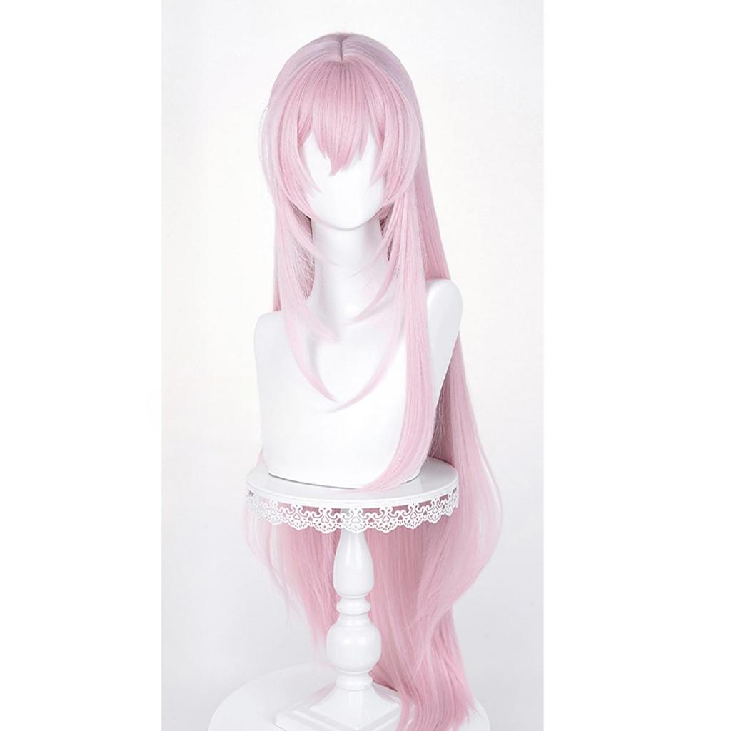 LAOBAO Cosplay Wig, Pink, Long Straight Hair, Lolita, Harajuku Style, GAL Style, Heat Resistant, Costume Accessory, Party, Fancy Dress, Christmas, Hal