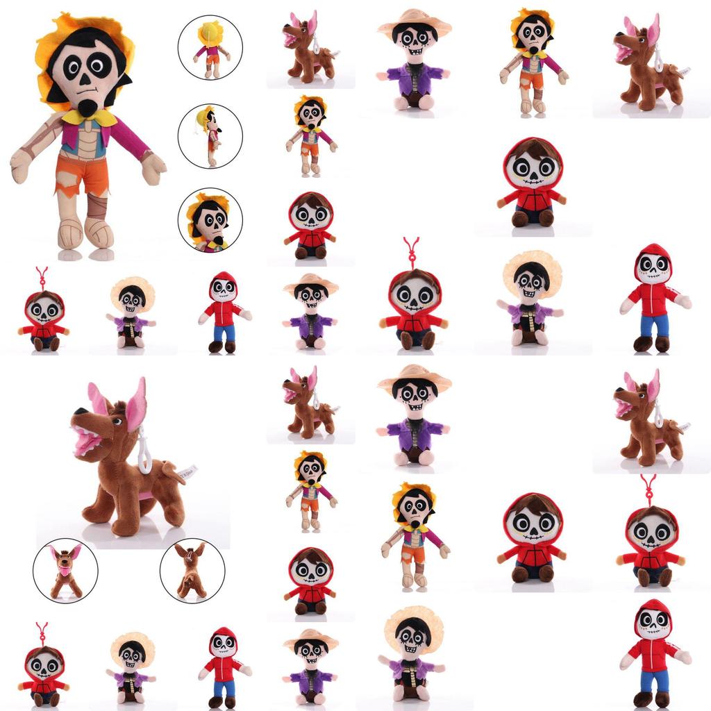 Premium Quality Coco Plush Toys Miguel Hector Dante Dog Soft Toy Doll For Kids Gifts
