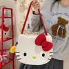 Cat Bow Red Cartoon Shoulder Bag Crossbody Bag Young Girls Women And