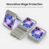 For Motorola Razr Ultra 2024/Razr Pro 2025/Razr Pro 2026 With Hinge Protection,Built-in Screen Protector Shockproof All-Inclusive Phone Cover-Titanium