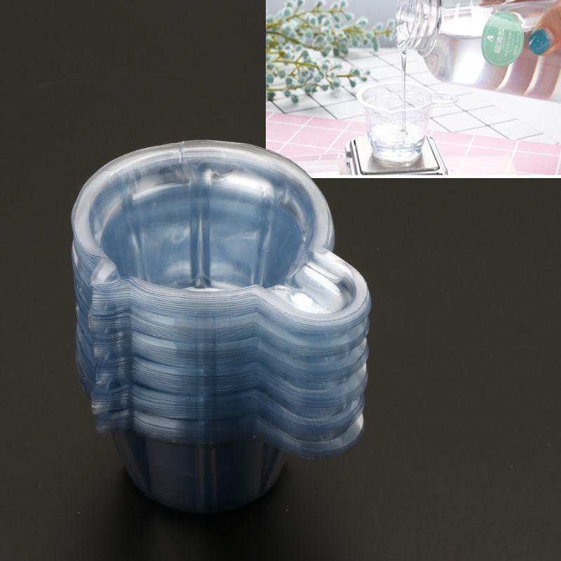 20-100Pcs 40ML Plastic Disposable Cups Dispenser Silicone Resin Mold Kit for DIY Epoxy Resin Jewelry Making Tools Accessories