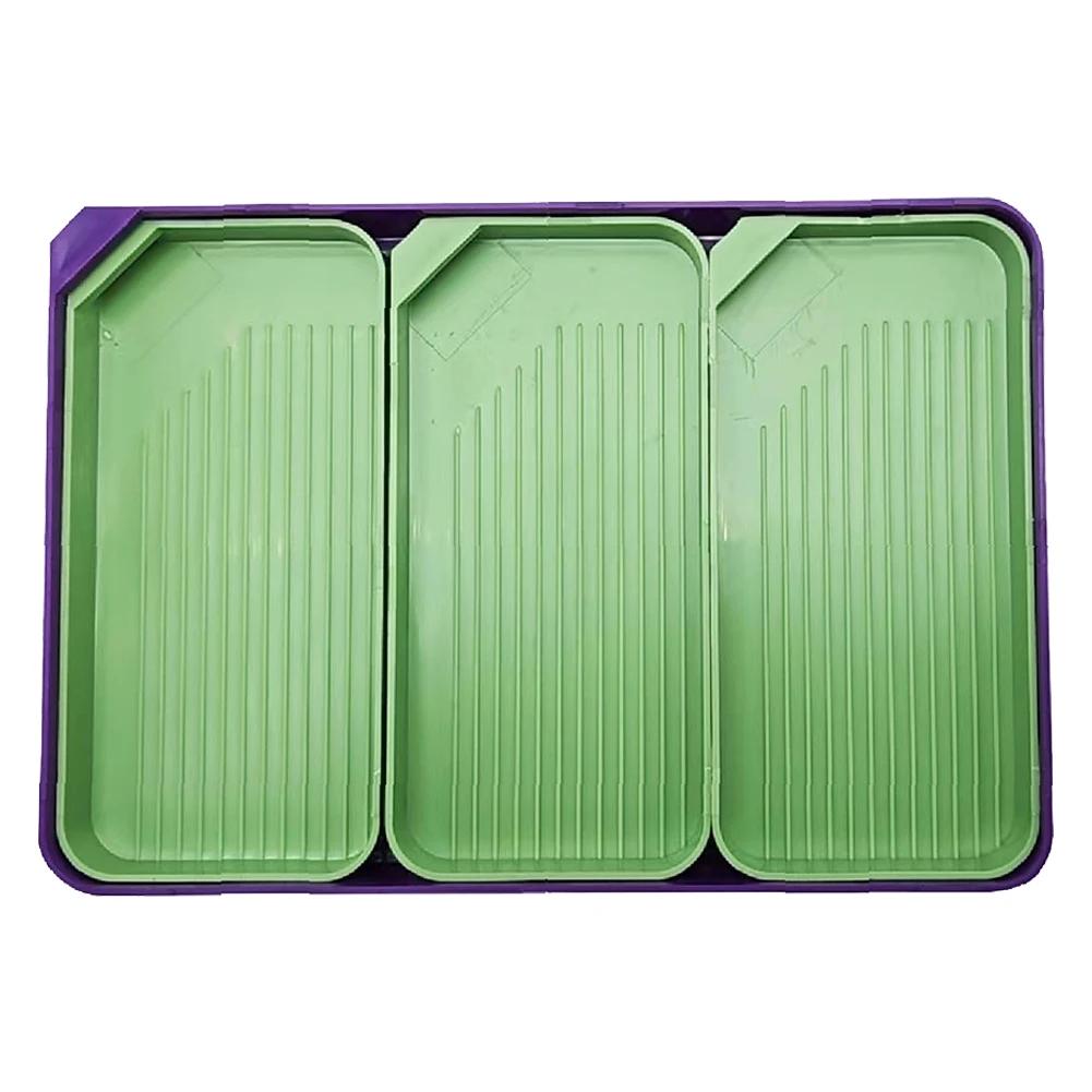 4 Set Diamond Painting Tray Large Capacity Diamond Painting Pen Glue Clay Bead Plate Rhinestone Tray Kit Diamond Art Accessories