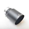 RE Car exhaust pipe frosted black slanted mouth, universal modification tip for automobiles