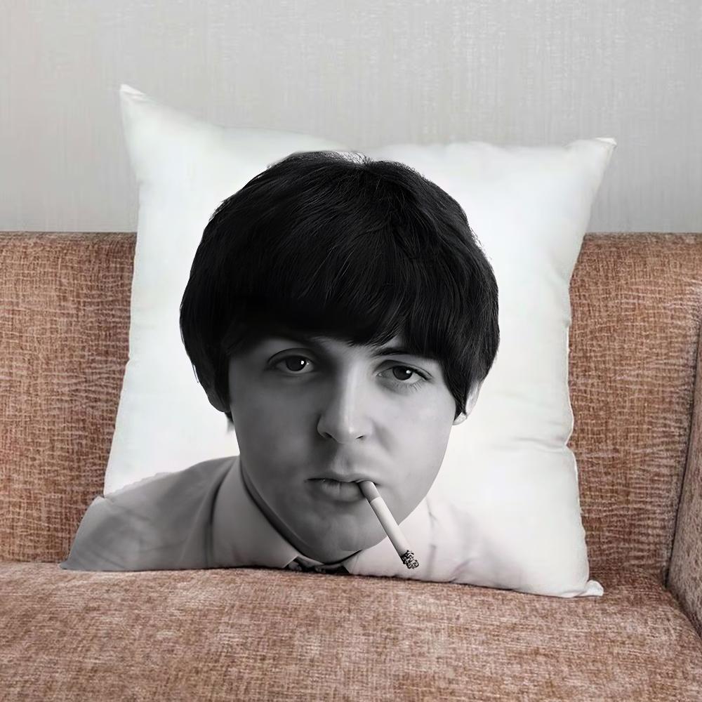 Singer P-Paul M-McCartney Pillow Case For Home Bedroom Car Office Decoration Living Room Sofa Cushion Cover Suitable