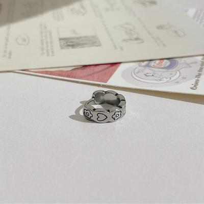 Women's Surgical Steel One-Touch Vintage Ring Piercing