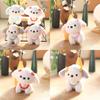 Small Soft Dog Plush Keychain Cute Cartoon Bag Accessory Children Doll Gift