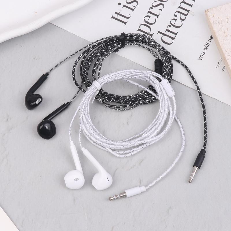 2M/3M Cable Length Wired Earphones In Ear Monitor Music Game Earbuds Headphone 3.5Mm Heavy Bass Headset