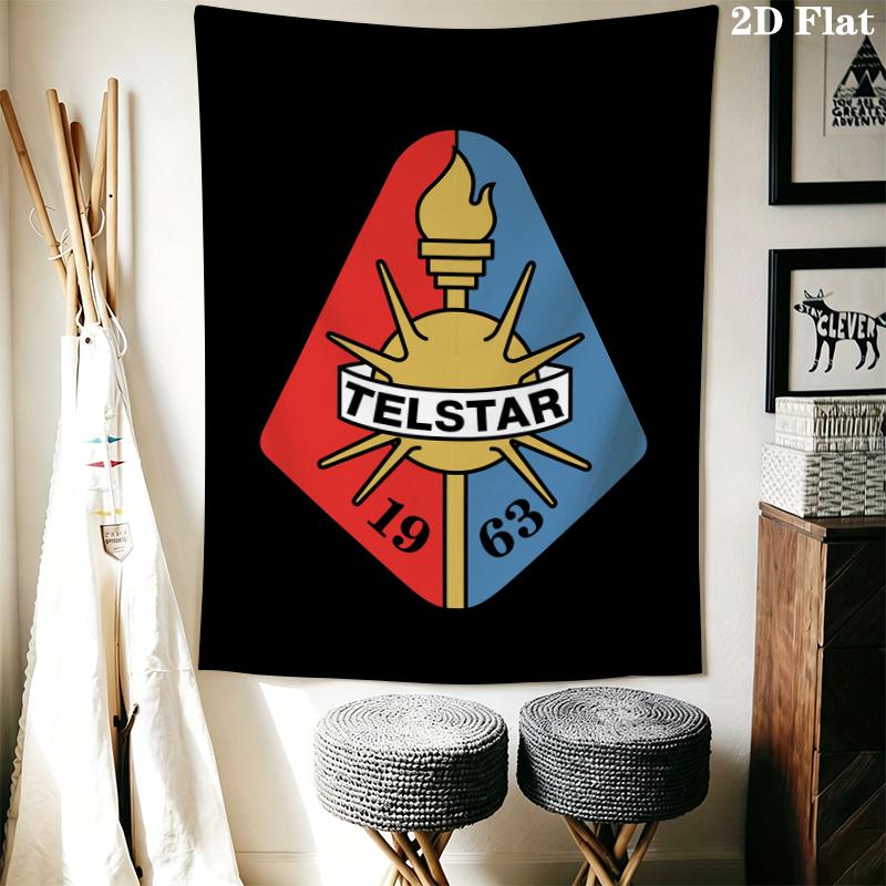 Telstar Football Club 1 Wall Tapestry Aesthetic Wall Hanging Printed Fabric Blanket Decorative Tapestries for Bedroom Living Room Home Decor