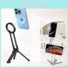 Universal Aluminum Alloy Desktop Phone Holder With Antishake Support For Live Streaming And Recording