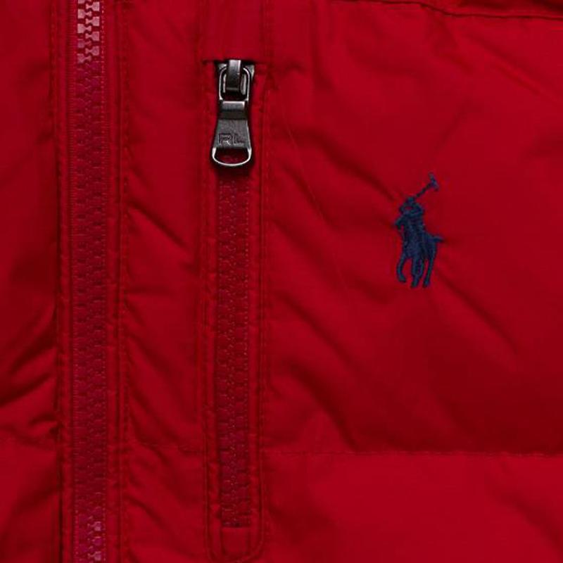 Polo Ralph Lauren FW22 Solid Color Logo Embroidered Hooded Jacket Kids Jackets 323880419-003