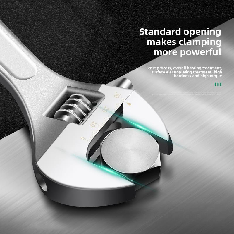 Verstellbarer Schraubenschlüssel Werkzeug Daquan Live-Schraubenschlüssel Rohrzange Große Öffnung Rohrzange Explosionsgeschützt Kleiner Schraubenschlüssel Live-Schraubenschlüssel