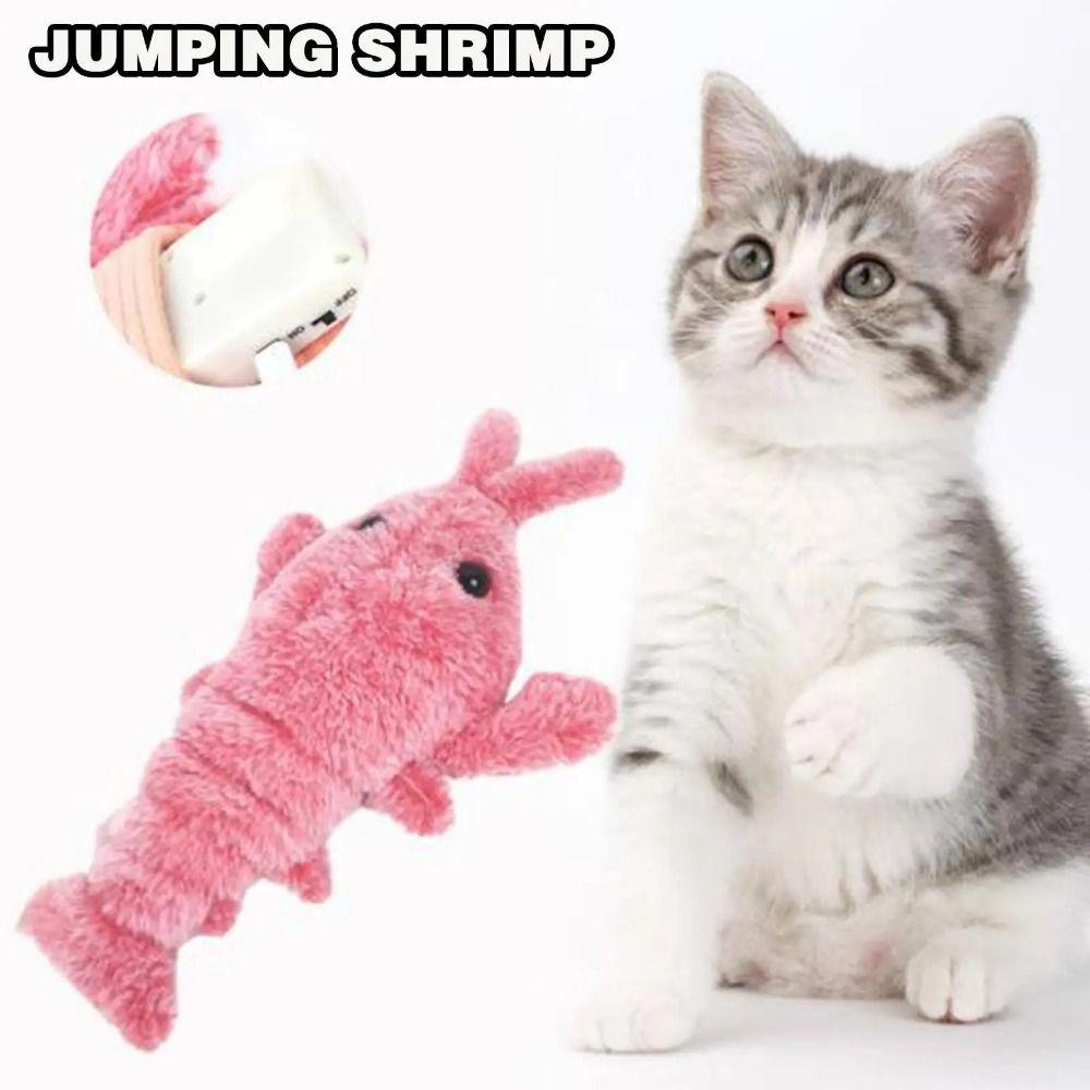 Dancing Moving Lobster Cats Toy Simulation Jumping Shrimp Dogs Interactive Toys  Small Dogs