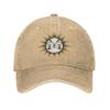 Vintage Clair Obscur Expedition 33 Baseball Caps Unisex Women Distressed Denim Washed Snapback Hat  Outdoor Workouts Soft Caps Hat