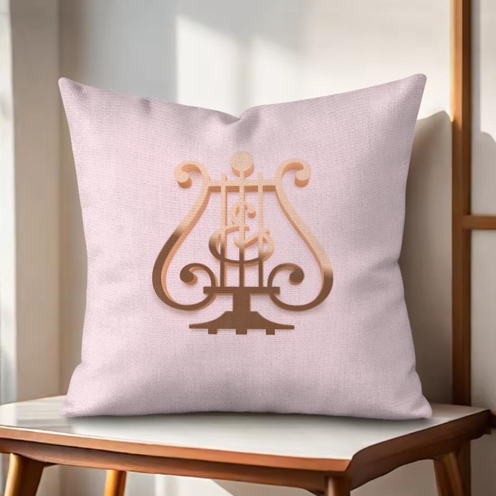 

Luxuny SSteinway SSons Cushion Cover Natural Linen Organic Fabric DoubleSided Printing Couch Pillow Covers Home Decor 30x30cm