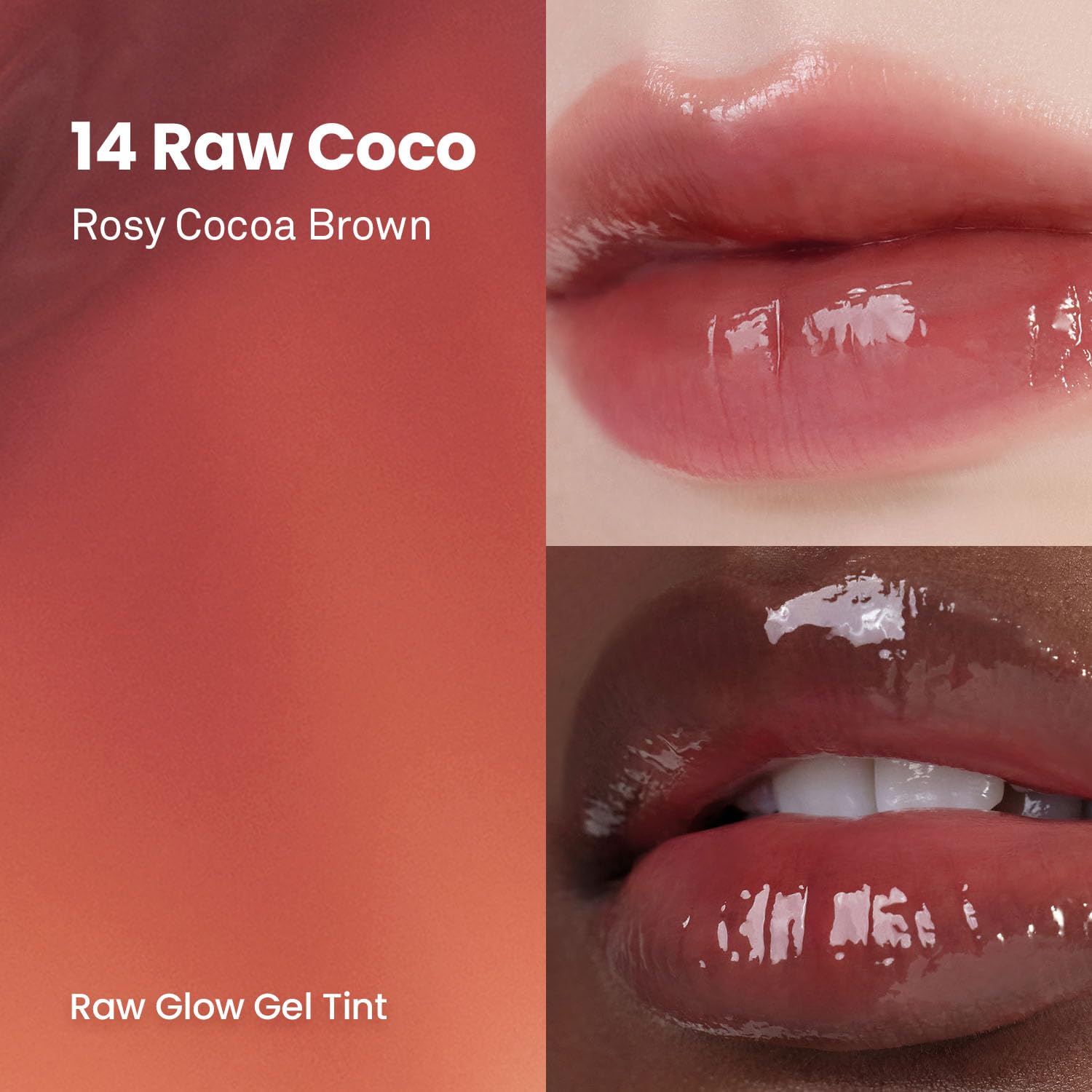 

[hince] Гелевый тинт для губ Raw Glow 4 мл 14 RAW COCO