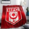 1PC Hallescher FC Print Flannel Blanket, High quality All Seasons, Home Decor, Warmth and Comfort, Perfect for Christmas Gifts