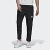 Adidas FW22 Solid Color Logo Print Mid-Rise Casual Sports Pants Men Bottoms Black HE4309