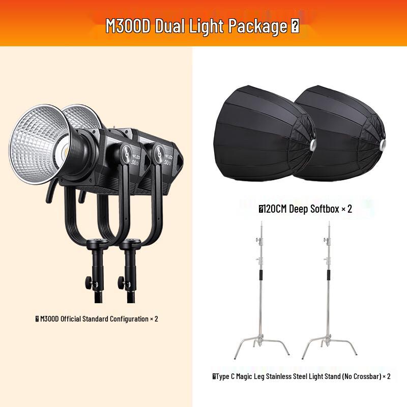 Godox M300D Professional LED Fill Light Kit