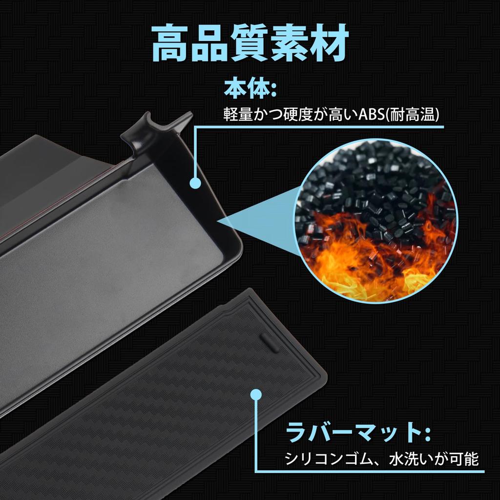 Auto Spec Toyota New 40 Series Storage Air Conditioner Vent Center Console Tray 2023 Executive Lounge Car Storage Small Item Interior Rubber Easy